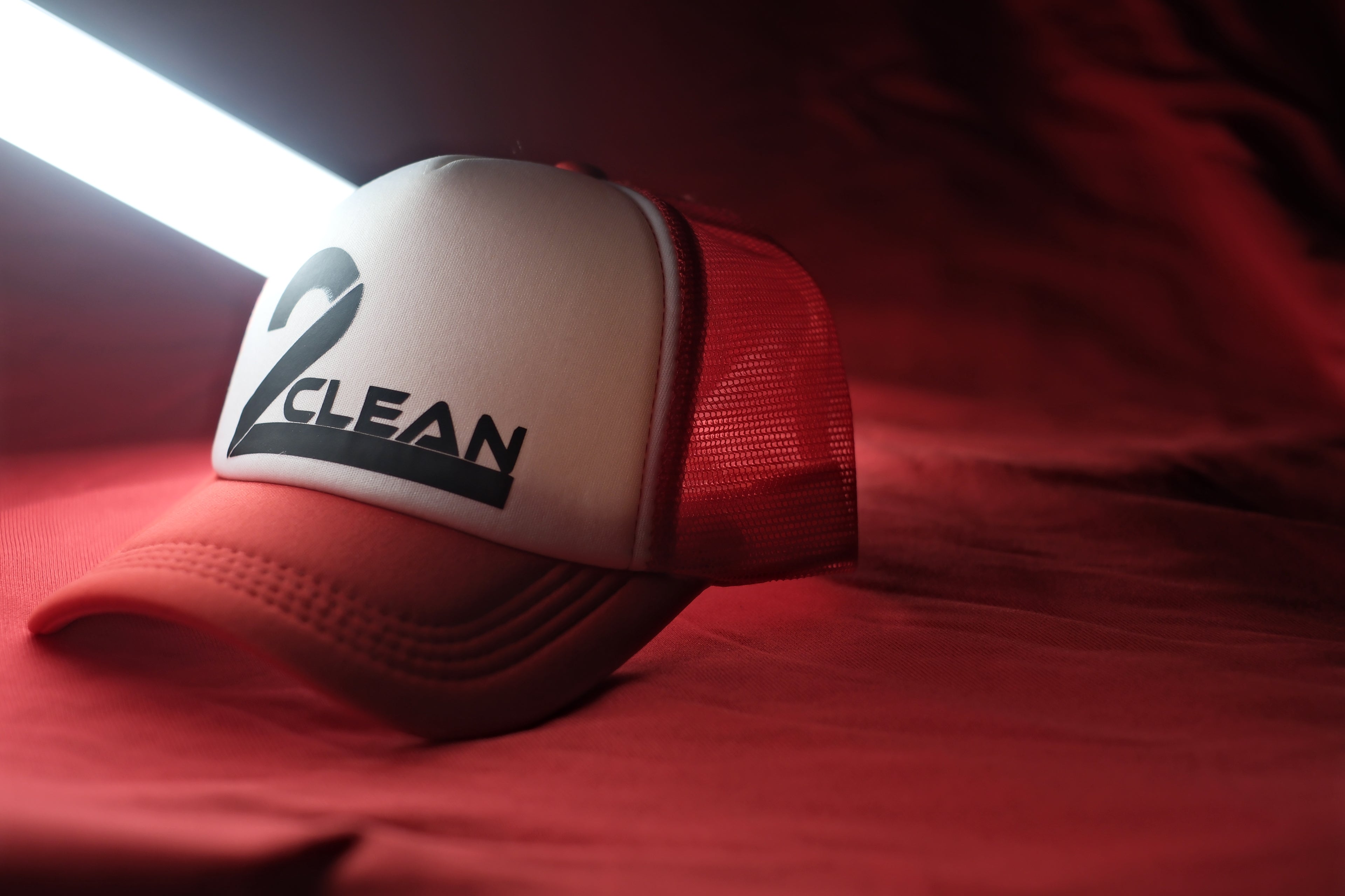 Bloody Red 2 Clean Trucker Hat