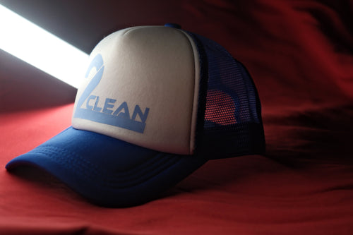 True Blue 2 Clean Trucker Hat
